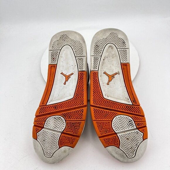 Nike Air Jordan Dub-Zero Men Size 11 311046-111 Ceramic White Orange Shoes - Picture 8 of 11